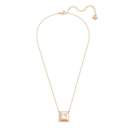 SWAROVSKI Hillock Square Pendant - Rose Gold #5351080