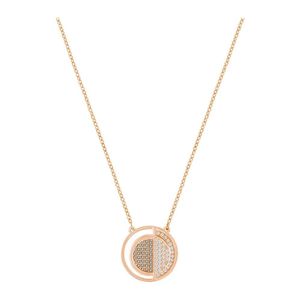 Round Hillocks SWAROVSKI Hillock Round Pendant 玫瑰金色 #5351082 | DimBuyShop
