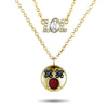 SWAROVSKI Women Gold Plated Pendant Necklace #5351571