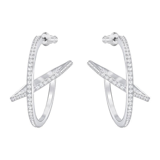 SWAROVSKI Hoop Fever Pierced Earrings #5352009