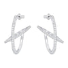 SWAROVSKI Hoop Fever Pierced Earrings #5352009
