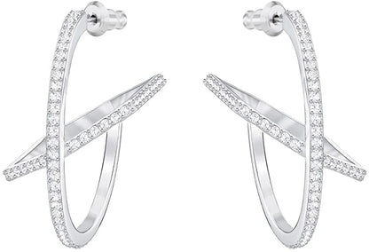 SWAROVSKI Hoop Fever Pierced Earrings #5352009