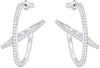 SWAROVSKI Hoop Fever Pierced Earrings #5352009