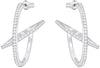 SWAROVSKI Hoop Fever Pierced Earrings #5352009