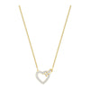 SWAROVSKI Lovely jewelry yellow gold plated necklace #5405576