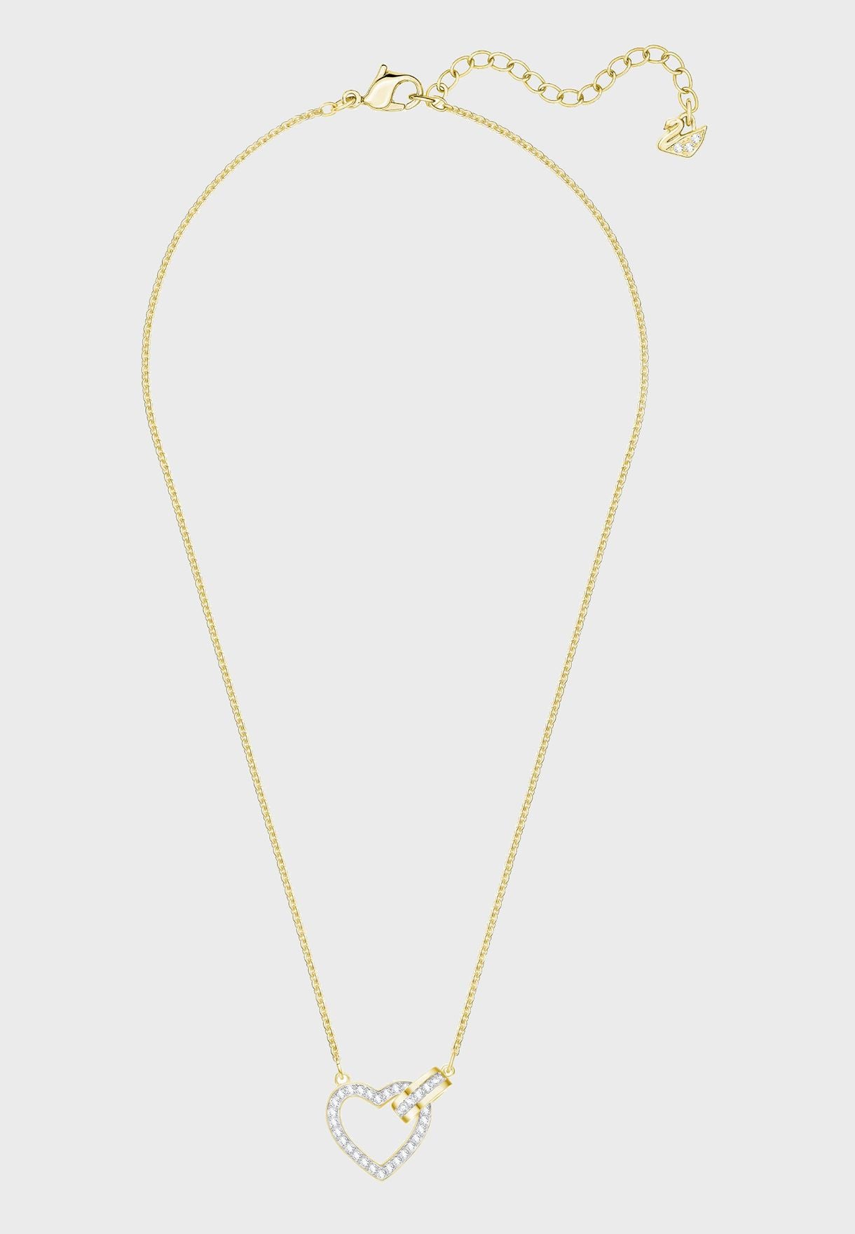 SWAROVSKI Lovely jewelry yellow gold plated necklace #5405576