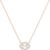 SWAROVSKI Sparkling Dance Rose Gold Plated Necklace #5408437