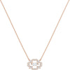 SWAROVSKI Sparkling Dance Rose Gold Plated Necklace #5408437