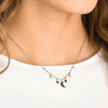 SWAROVSKI Symbolic Moon Necklace - Black #5429737