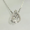 SWAROVSKI Sparkling Dance Pear Necklace White #5451992