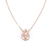 SWAROVSKI Sparkling Dance Pear Necklace - Rose Gold #5451993