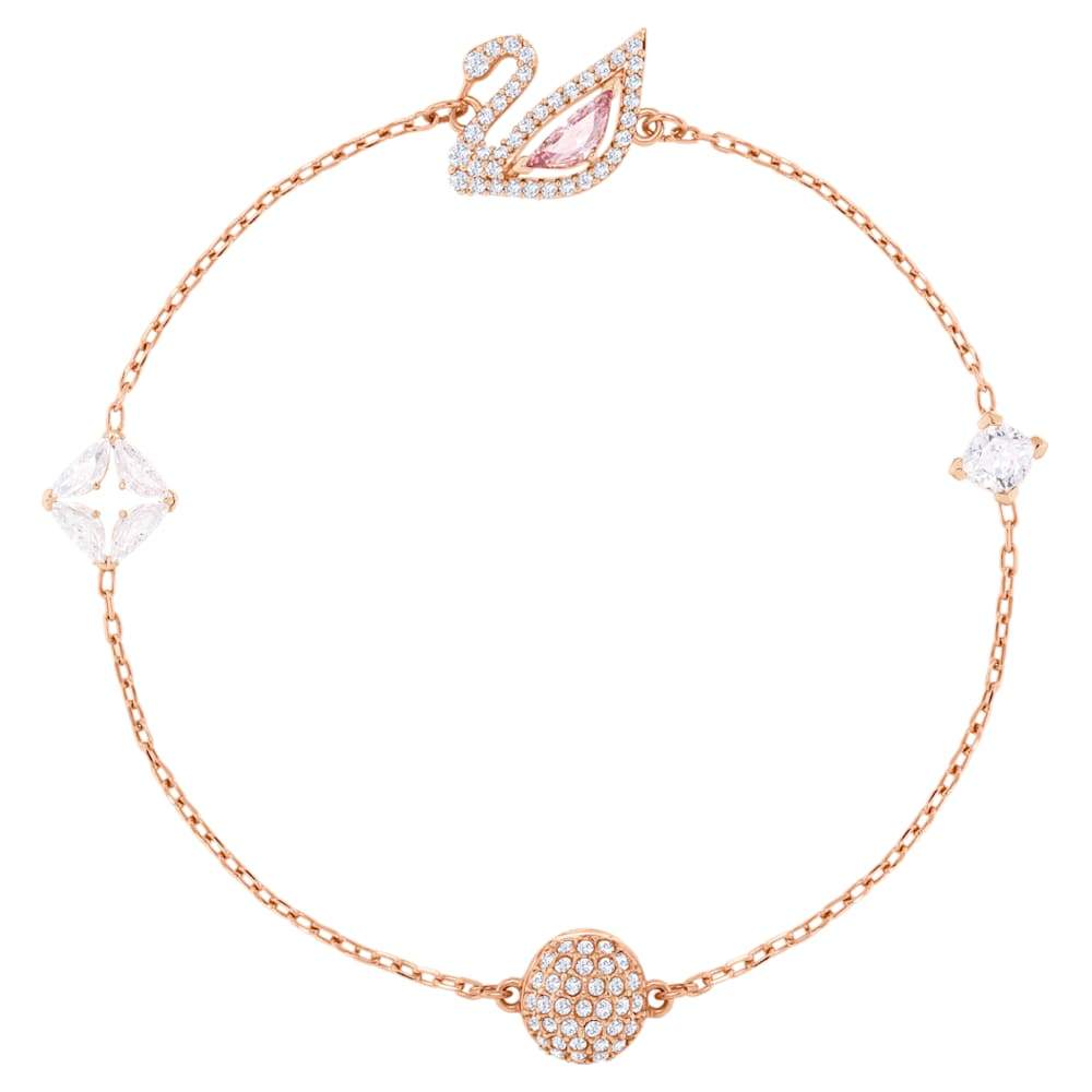 SWAROVSKI Dazzling Swan bracelet -17.3cm # 5485876