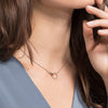 SWAROVSKI Symbolic Hand Necklace - White & Rose Gold #5489573