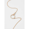 SWAROVSKI Symbolic Hand Necklace - White & Rose Gold #5489573