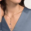 SWAROVSKI Symbolic Y Necklace - Multi-colored & Rose-gold tone plated #5494357