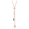 SWAROVSKI Symbolic Y Necklace - Multi-colored & Rose-gold tone plated #5494357