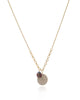 SWAROVSKI Lisabel Coin Necklace - Red & Gold-tone plated #5498808