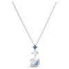 SWAROVSKI Dazzling Swan Y necklace - Blue #5530625