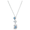 SWAROVSKI Dazzling Swan Y necklace - Blue #5530625