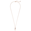 SWAROVSKI Infinity Pendant - Black & Rose Gold Tone Plated #5533722