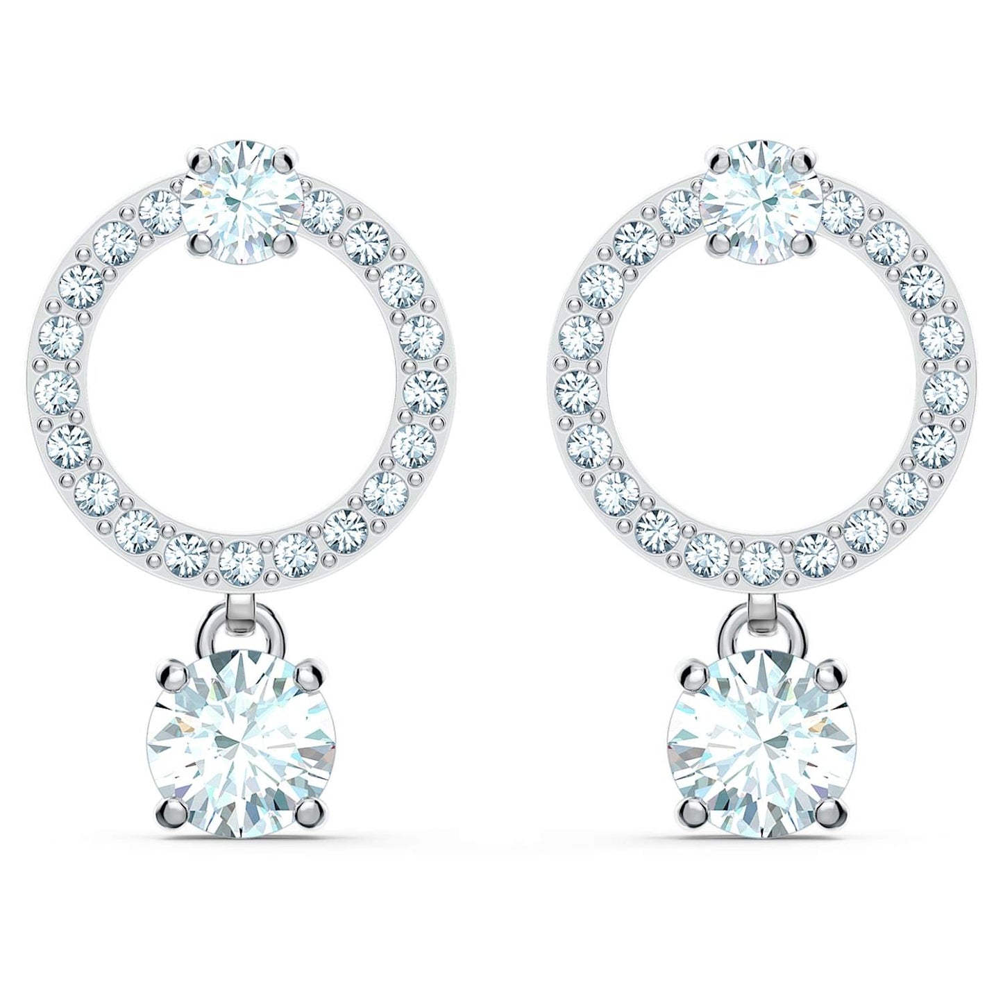 SWAROVSKI Attract Circular Earrings - White #5563278