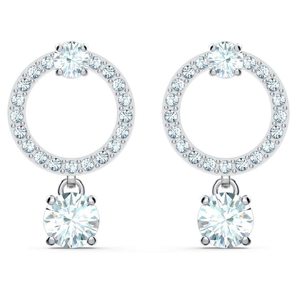 SWAROVSKI Attract Circular Earrings - White #5563278