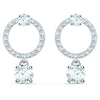 SWAROVSKI Attract Circular Earrings - White #5563278