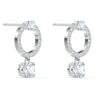 SWAROVSKI Attract Circular Earrings - White #5563278