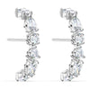 SWAROVSKI Tennis Deluxe Mixed Pierced Earrings #5563322