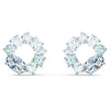 SWAROVSKI Attract Circular stud earrings - Blue #5570943