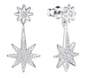 SWAROVSKI SWAROVSKI Fizzy Rhodium & Clear Crystal Earring Jackets #5230287