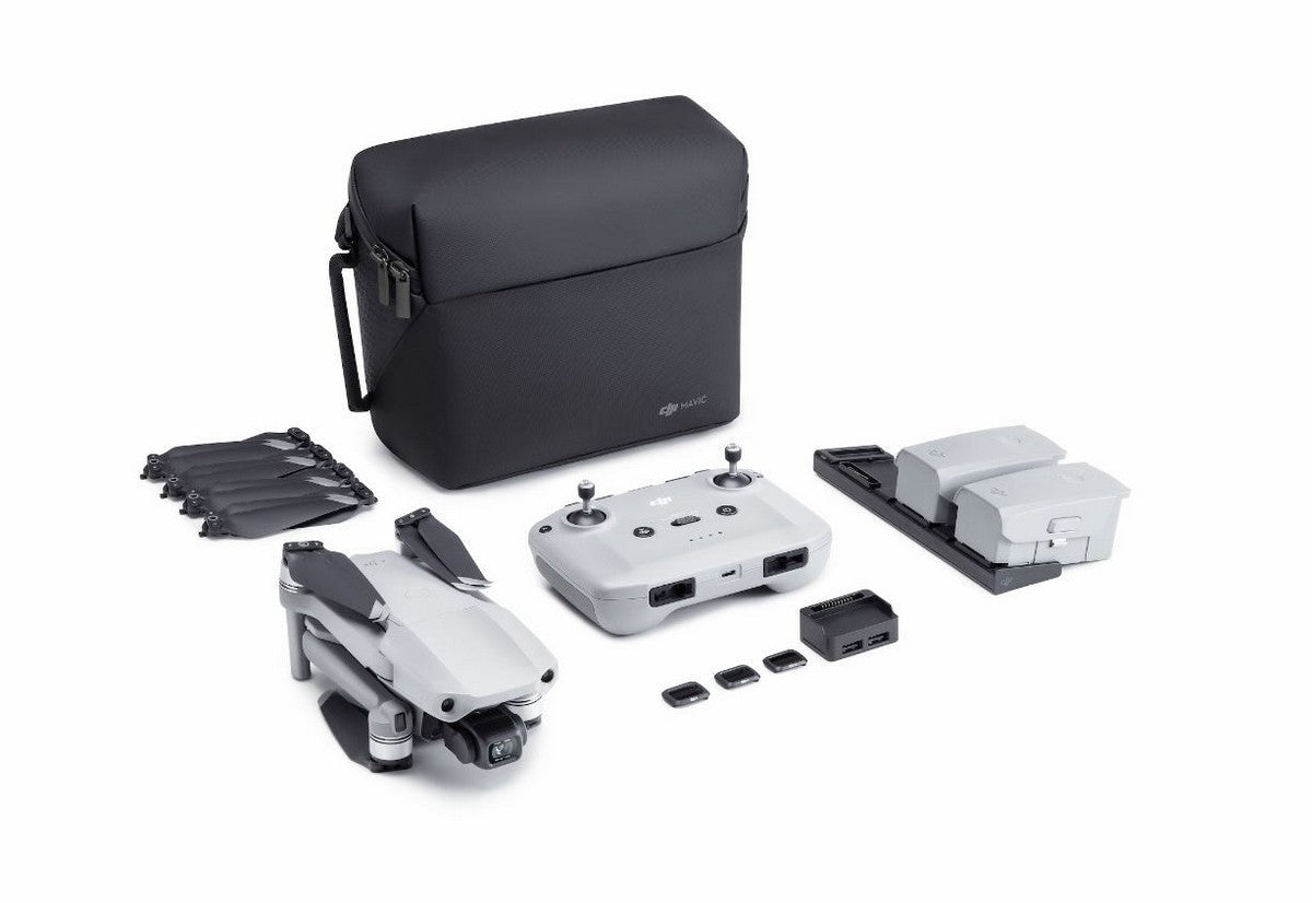 DJI Mavic Air 2 Fly More Combo - Drone Quadcopter UAV with 48MP Camera 4K Video 8K Hyperlapse 1/2" CMOS Sensor 3-Axis Gimbal 34min Flight Time ActiveTrack 3.0 Ocusync 2.0, Gray-dji-mavic-air-2-fly-more-combo-drone-package