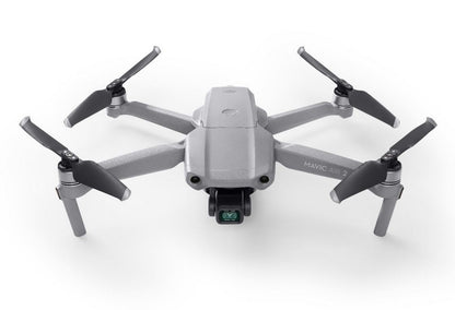 DJI Mavic Air 2 Fly More Combo - Drone Quadcopter UAV with 48MP Camera 4K Video 8K Hyperlapse 1/2" CMOS Sensor 3-Axis Gimbal 34min Flight Time ActiveTrack 3.0 Ocusync 2.0, Gray-dji-mavic-air-2-fly-more-combo-drone-front-top