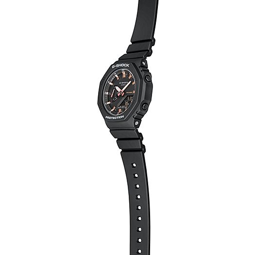 CASIO Black Watch #GMA-S2100-1AER strap side view