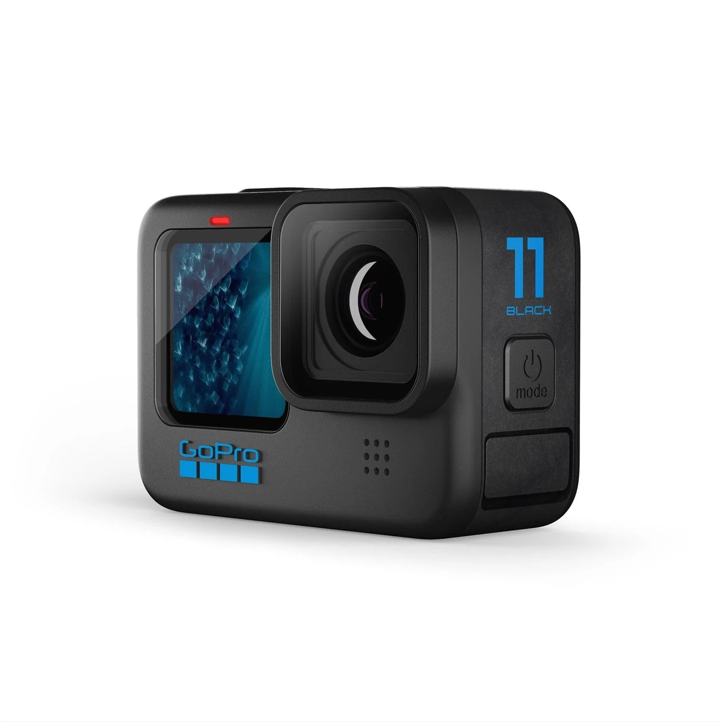 GoPro HERO11 Black - Waterproof Action Camera with Front LCD and Touch Rear Screens｜5.3K 60 Ultra HD Video｜27MP Photos side view