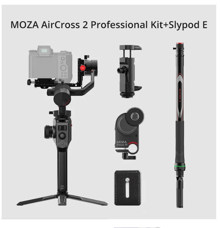 MOZA AirCross 2 Professional Camera Stabilizer beyond your imagination package