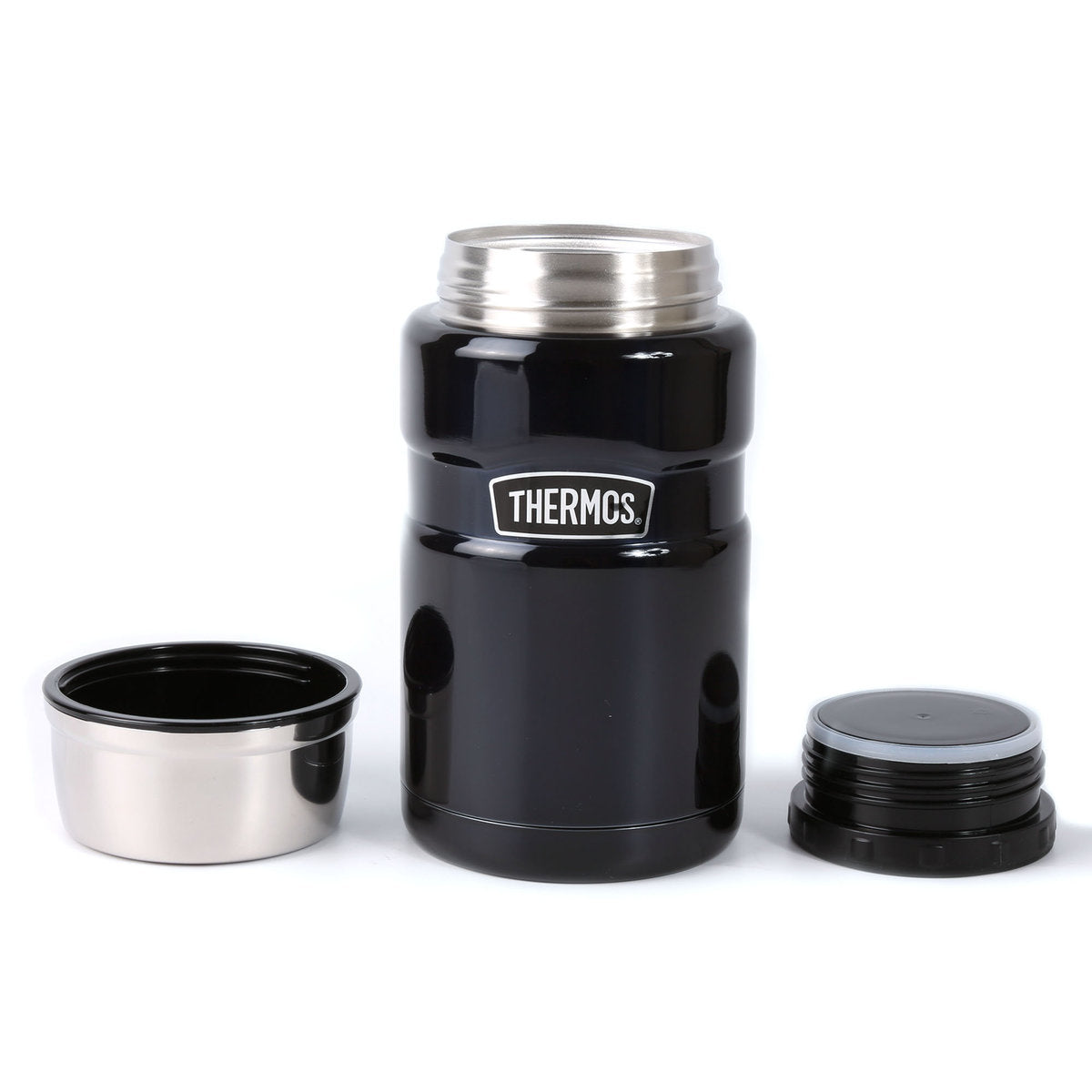 Thermos SK3020 Series Stainless Steel Food Jar 710mL (Midnight Blue) Without Spoon 膳魔師不鏽鋼食物燜燒壺 front view