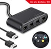 GameCube Controller Adapter for Wii U, Nintendo Switch and PC USB by Lexuma - front