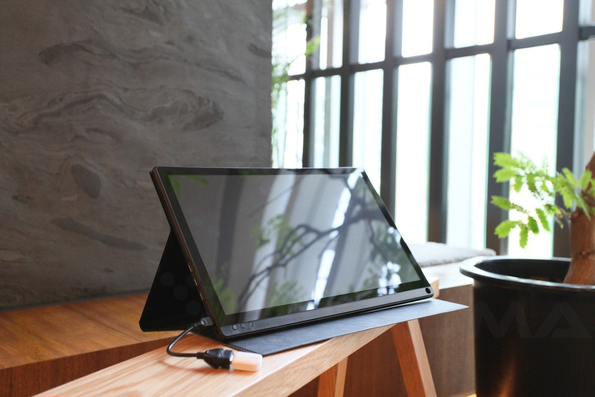 Dimbuyshop-Lexuma-XScreen-Duo-Portable-Monitor-15.6-Touch-Screen -1920x1080-IPS-Ultra-Slim-Type-Wireless-Connect-Screen-Mirroring-AirPlay-SmartView-working